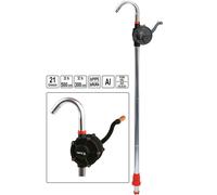 Yato Pompe à baril manuelle YT-07115 – Acier inoxydable 21 L/min 1,6 kg