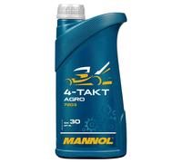 Mannol Huile 4‑temps MN7203-1 Agro SAE 30 pour tracteurs et tondeuses 1 L