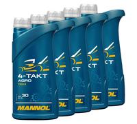 Huile pour 4-Takt Tracteurs Tondeuse à Gazon Agro SAE 30 Mannol Api Sg 5x 1 L