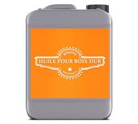 Huile pour bois dur incolore 5l I Huile dure pour l'intérieur & l'extérieur I Imprégnation & entretien du bois de teck, d'eucalyptus, de bangkirai, de mélèze, de chêne, de cèdre - BEKATEQ BE-204