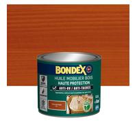 Bondex - Huile Mobilier Bois - Haute Protection - Imperméabilisante et Nourrissante - Teck - 0,5 litre