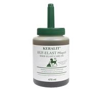 Keralit Huile de soin Élasthanne pour sabots avec pinceau – laurier, sésame, avocat, jojoba – 475 ml