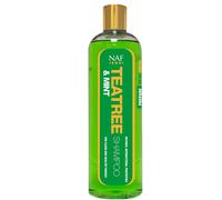 Huile pour cheval NAF Shampoing Teatree & Mint Vert 500 ml