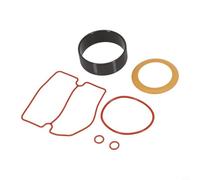 Huile pour compresseur d'air - Kit de manchon de cylindre avec piston pour bague et joints d'étanchéité en caoutchouc nitrile pour silencieux de 550 W à 1500 W pour pièces de réparation - Noir (pour