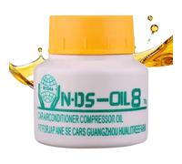 Huile pour Compresseur de Climatisation Auto | Fluide Frigorigène Étanche Anti-Fuite | Huile de compresseur de climatisation à réduction de bruit | pour voitures, camions, SUV, pick-up, systèmes HVAC,