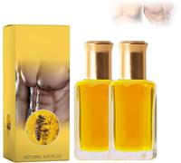 Huile pour gynécomastie, 12 ml, huile de massage raffermissante pour la poitrine, pour hommes, peut aider à renforcer les muscles pectoraux.