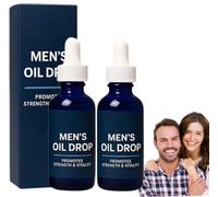 Huile pour hommes, Spray retardateur pour hommes, Gouttes d'huile instantanées pour hommes, Effets rapides, Boostez instantanément votre endurance et votre confiance en vous (2 pièce)