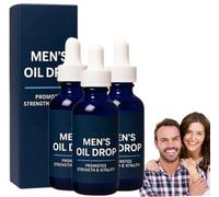 Huile pour hommes, Spray retardateur pour hommes, Gouttes d'huile instantanées pour hommes, Effets rapides, Boostez instantanément votre endurance et votre confiance en vous (3 pièce)