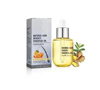 Huile pour La Croissance des Cheveux, Essence Naturelle de Gingembre - Nourrit et Répare les Cheveux Secs et Abîmés