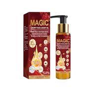 Huile pour la peau au venin d'abeille 100 ml - Hydratante, raffermissante et nourrissante avec collagène, acide hyaluronique et peptides - Pour peau élastique et lisse - Corps et visage