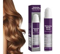 Huile pour la Pousse des Cheveux - Roll-On 15ml Solution Épaississante | Soin Volumateur Naturel pour Cuir Chevelu | Fluide Apaisant à Absorption Rapide pour Cheveux Lisses, Bouclés, Fins ou Secs pour