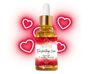 Huile pour le corps, huile de massage et huile hydratante rituelle quotidienne | Romatic Love Pagan Spell & Invocations. Manifest & Attract Partner, Mariage, Success & Beauté. Végétalien, biologique