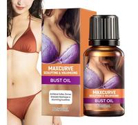 Huile pour le sein - Liquide non gras pour augmenter l'élasticité - 10 ml - Huile de poitrine pour effet lifting - Pour femme, sœur, anniversaire, voyage, voyage d'affaires, maison, spa