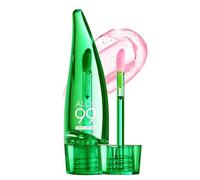 Huile pour les lèvres à l'aloe vera, huile de soin pour les lèvres transparente, naturelle, longue durée, hydratante et brillante, hydratante jour et nuit (1)