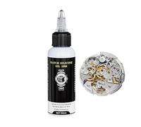 Huile pour Montres - Lubrifiant de Précision 50ml, Graisse Horlogère | Huile Fine pour Horloges Anciennes Grand-Père Mécanismes Réparations Atelier Horlogerie Professionnelle for Usage Domesti