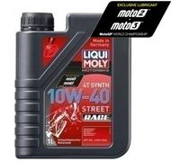 Huile pour Moteur LIQUI MOLY 100% Synthétique 4t 10w-40 Street Race-Botella 1l