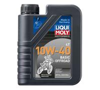 Huile pour Moteur LIQUI MOLY Minéral 4t 10w-40 Basic Off-Road-Botella 1l Moto