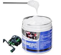 Huile pour Moulinet Pêche Marine - Lubrifiant Solide 100g Haute Résistance | Entretien de la graisse, ligne de filature, Baitcasting, Protection des engrenages en eau salée, Performance fluide, durabi
