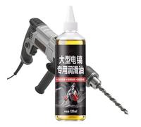 Huile pour outils pneumatiques, huile industrielle à air comprimé 125 ml, lubrifiant liquide polyvalent pour perceuses, vagues, machines électriques, applications ménagères, garage et atelier