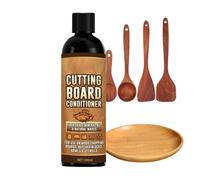 Huile Pour Planche À Découper - 100 Ml De Qualité Alimentaire | Huie D'entretien Pour Planche À Découper En Bois, Pour Bols, Ustensiles, Cuillères, Cuisine, Maison, Huile Minérale De Nettoyage Nourri