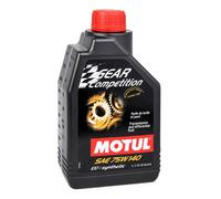 Motul Huile boîte de vitesses Gear Competition 75W-140 100% synthèse GL5 LSD 1 L