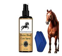 Huile pour sabots de cheval | Spray hydratant non gras 100 ml pour sabots - Huile Réparation Chevaux - Prêt compétition exposition climat sec conditions humides soins quotidiens gestion d'