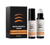 Huile pour Sourcils 2 Pièces x 10 ml Nourrissante Fortifiante Plus Épais | Soin Sourcils Roll-On pour Femmes Hommes Sourcils Plus Longs Plus Fournis Soin à Domicile