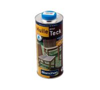 Huile pour Teck - BLANCHON - 1L - Protection UV - Finition Mat - Entretien Bois Extérieur