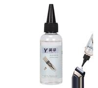 Huile Pour Tondeuse À Cheveux - 60 Ml D'huile Pour Tondeuse À Cheveux | Huile Pour Lame De Tondeuse | Huile Lubrifiante Pour Tondeuse À Cheveux, Réduit La Chaleur Et La Friction | Huile Et Nettoyant P