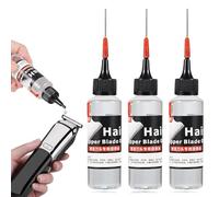 Huile Pour Tondeuse À Cheveux | 60ml Huile De Lubrification Pour Tondeuse À Cheveux | Huile Lubrifiante Pour Tête De Rasoirs | Huile De Tondeuse Inodore Et Anti-friction (3 Pièces)