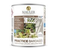 Huile practice bardages sans odeur -rénovation bois vertical extérieur -base incolore 0,93L Mauler