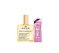 Nuxe Huile Sèche Prodigieuse Multi-Fonctions 100 Ml + Hair Prodigieux Le Shampooing Brillance Miroir Cheveux Sublimés 30 Ml Offert