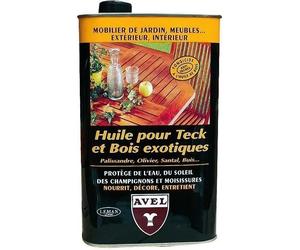 Huile protectrice - teck, bois exotique - 1 L