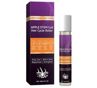 Huile puissante pour la croissance des cheveux - Avec applicateur à bille - Volume fortifiant - 30 ml - Lissage liquide contre les pointes fourchues - Pour hommes en déplacement et à la maison