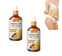 Huile raffermissante au venin d’abeille, crème réparatrice pour la peau, hydratant anti-rides naturel, sérum éclat raffermissant, huile liftante hydratante anti-âge (2pcs)