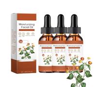 Huile raffermissante de la peau, sérum hydratant pour le visage Gua Sha, éclaircit la peau en douceur et rafraîchit, équilibre le teint de la peau, réduit et prévient les rides fines (3 pièces)