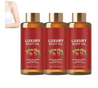 Huile raffermissante de luxe pour le corps,huile corporelle liftante au collagène,lotion hydratante et raffermissante,réduit les ridules, peau lisse et lumineuse,pour les femmes après la douche (3pcs)
