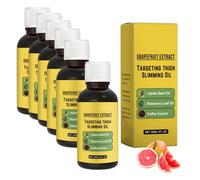 Huile raffermissante pour les cuisses, huile essentielle amincissante, crème hydratante profonde pour le corps, crème anti-cellulite et rend la peau lisse, formule douce pour les bras (6pcs)