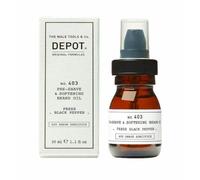 DEPOT NO. 403 PRE-SHAVE & SOFTENING BEARD OIL OLIO PRE BARBA 30 ML FRESH BLACK PEPPER