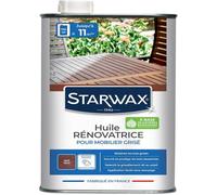 Huile Rénovatrice pour Mobilier de Jardin en Bois -Protège,Ravive & Reteinte-Teck-Protection Longue Durée-Sechage Rapide-750 ml