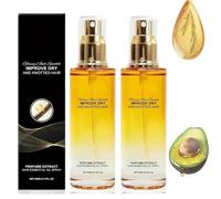 Huile revitalisante Hoegoas - Spray revitalisant Hoegoas 80 ml, fortifiant pour le cuir chevelu et les cheveux, après-shampoing sans rinçage, shampoing nettoyant réconfortant (2 Pcs)