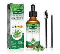 Huile ricin cheveux huile ricin croissance cheveux huile cuir chevelu huile croissance cheveux huile ricin organique naturelle soins aromathérapie soin cheveux fins secs cassants sourcils cils 60ml