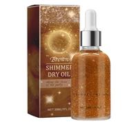 Huile scintillante pour le corps brillant, huile scintillante sèche | Huile sèche de maquillage à paillettes pour le corps brillant,Ingrédients éclaircissants Maquillage pour le corps Paillettes brill
