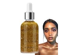 Huile Scintillante pour le Corps, Huile Sèche Pailletée une Brillance Intense, Maquillage Enlumineur Visage et Corps, Lotion Hydratante Longue Durée, Formule Légère Effet Lumineux Naturel Peau Souple
