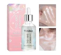 Huile sèche chatoyante, huile corporelle chatoyante,Surligneur éclaircissant pour visage sec 15 ml | Huile scintillante pour le corps, maquillage surligneur à couverture complète pour une peau parfait