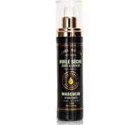Huile sèche pour le corps et les cheveux - Soin hydratant masculin