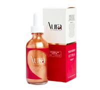 Huile sèche scintillante pour le corps Aura non grasse avec bronzage scintillant Hypoallergénique ultra-hydratante à absorption rapide avec de l'