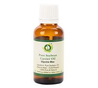 Huile soja | Glycine Max | Pour peau | Pour cheveux | Pour cuisine | Pour le visage | Huile soja | Huile soja pure | 100% naturel pur | Presséé à froid | Soybean Oil | 5ml | 0.169oz By R V Essential