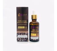 HUILE SOUS LES YEUX (CERNES) A LA CAFÉINE OBB Beauté 50ml pour tout types de peau. SANS PARABEN, SANS SILICONE, ET SANS HUILE MINÉRALE