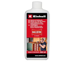 Huile spéciale Einhell d'origine pour outils pneumatiques (accessoires de compresseur, huile spéciale sans résine, pour la lubrification des outils pneumatiques, contenu 500 ml)